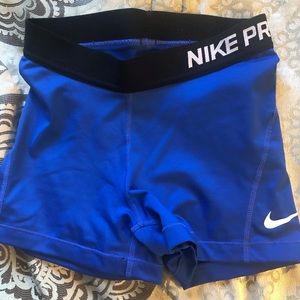 Nike Pros Royal Blue